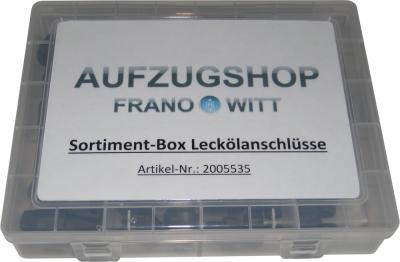 Sortimentbox - Leckölanschlüsse Anschlüsse